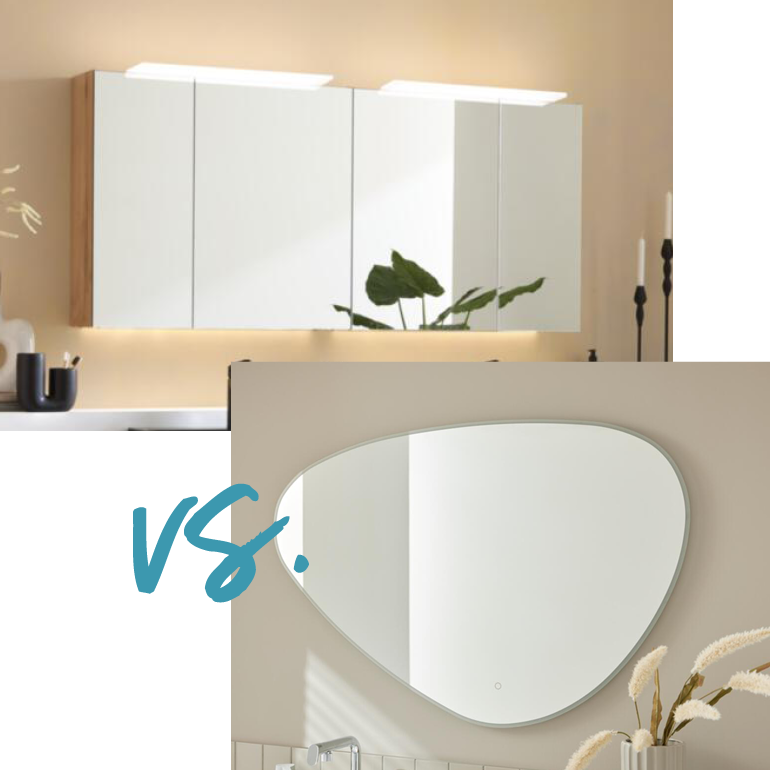 Badspiegel, Spiegelschrank
