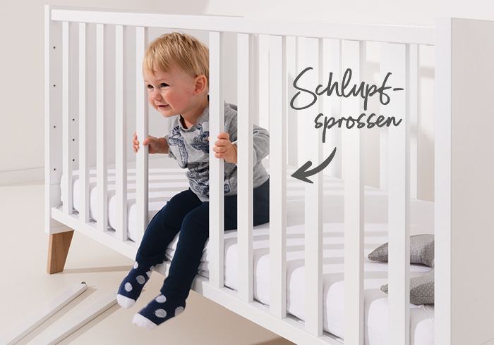 Babybett, Schlupfsprossen