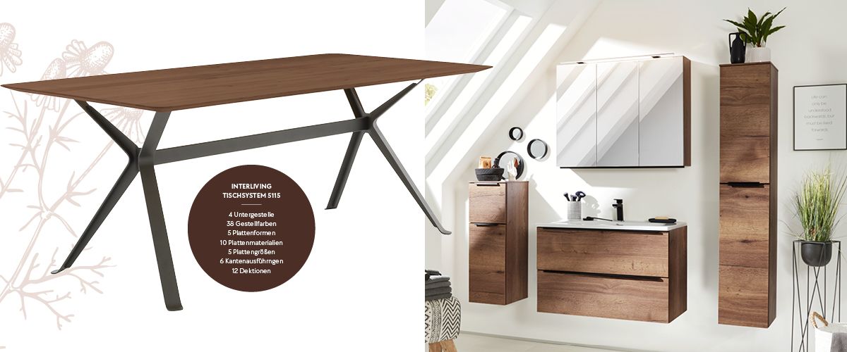 Farbe des Jahres, Mocha Mousse, dunkles Holz