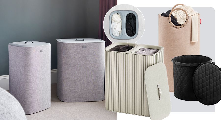 Wäschekorb, Wäsche sortieren, Wäschekorb Abteile