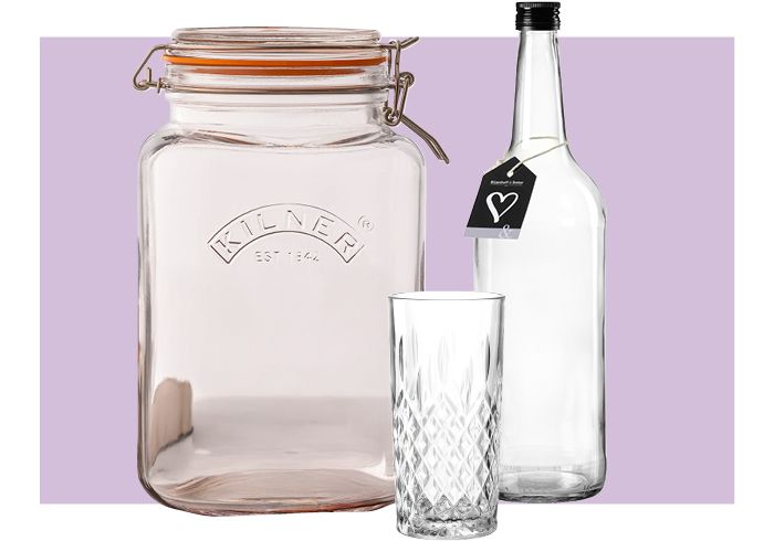 Rezept, Kombucha, Behälter, Flasche