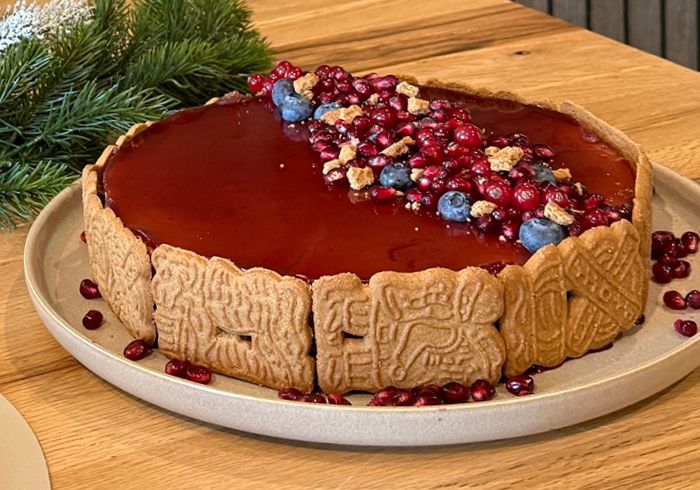 Rezepte, Glühwein Cheesecake, Spekulatiusboden, Käsekuchen