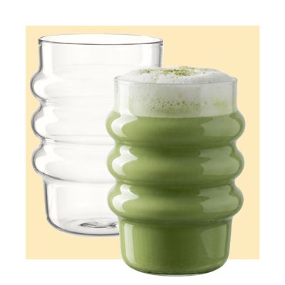 Matcha Glas, Glas Wellen, Glas Bubbles