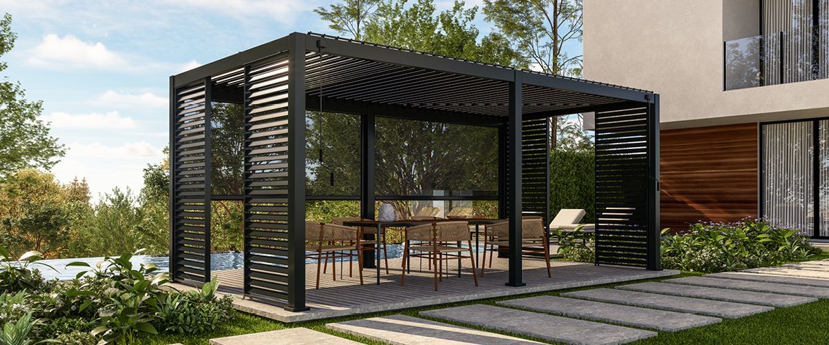 Seitenteile Pergola, Pergola