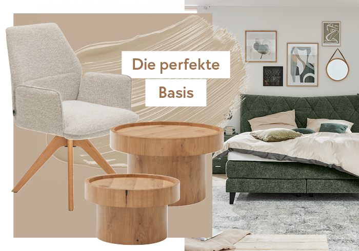 Was passt zu einer beigen Wand