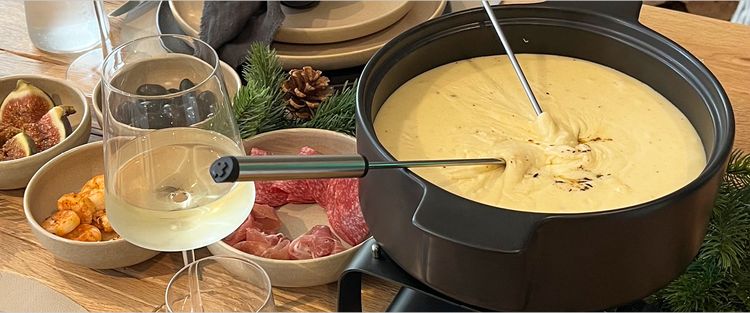 Rezepte, Käsefondue, Schweizer Käse-Fondue, Fondue