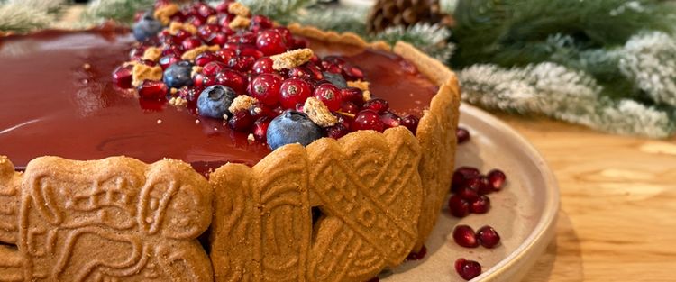 Rezepte, Glühwein Cheesecake, Spekulatiusboden, Käsekuchen