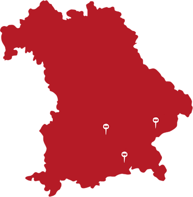Standorte in Bayern