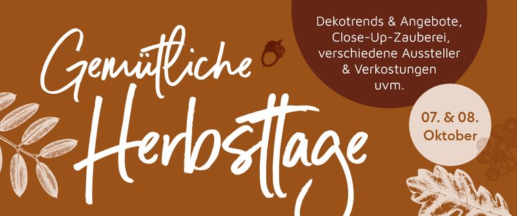 Event Gemütliche Herbsttage