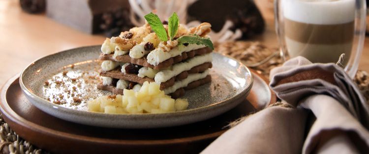 Weihnachtliches Bratapfel-Tiramisu