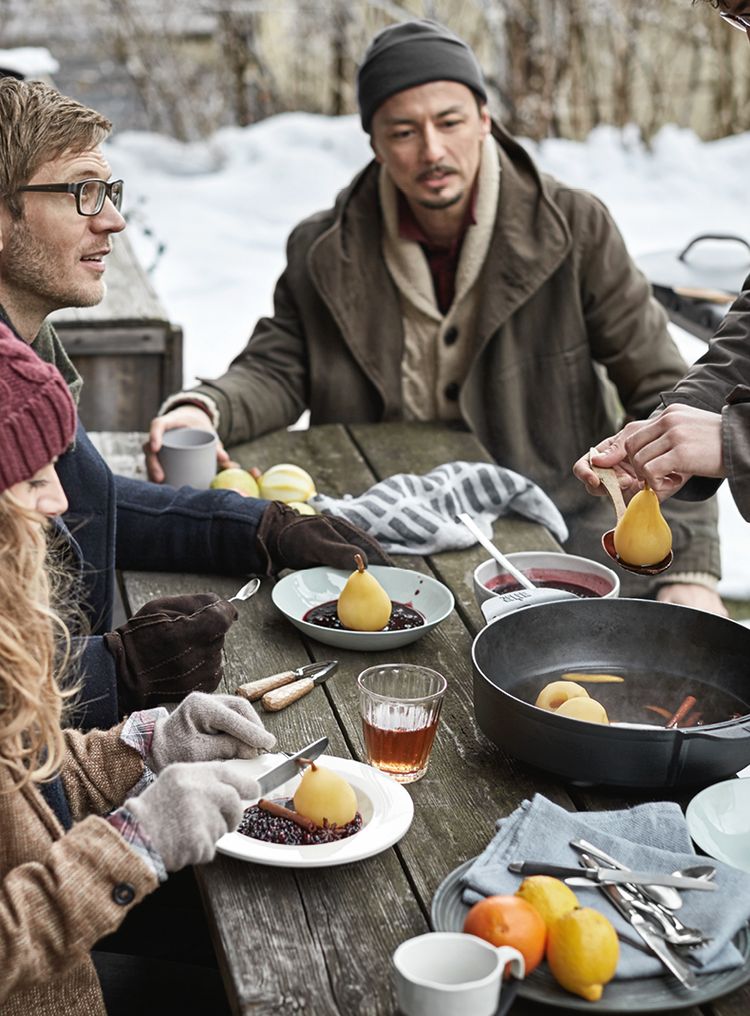 Wintergrillen, Grillen, Lagerfeuer