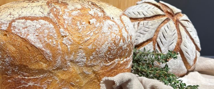 Rezepte, Brot backen, Brot verzieren, Brot ritzen, Brot mit Muster