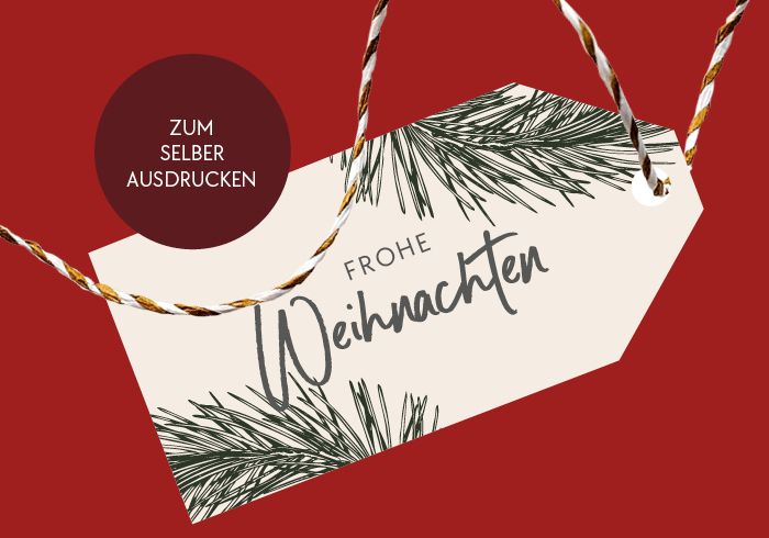 Geschenkanhänger, Weihnachten, Download, Ausdrucken, kostenlos